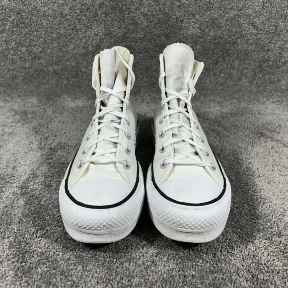Converse Chuck Taylor All Star Platform High 560846F Womens Size 7.5 White Shoes - Picture 3 of 12